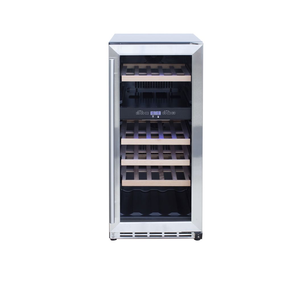 15" Outdoor Rated Dual Zone Wine Cooler