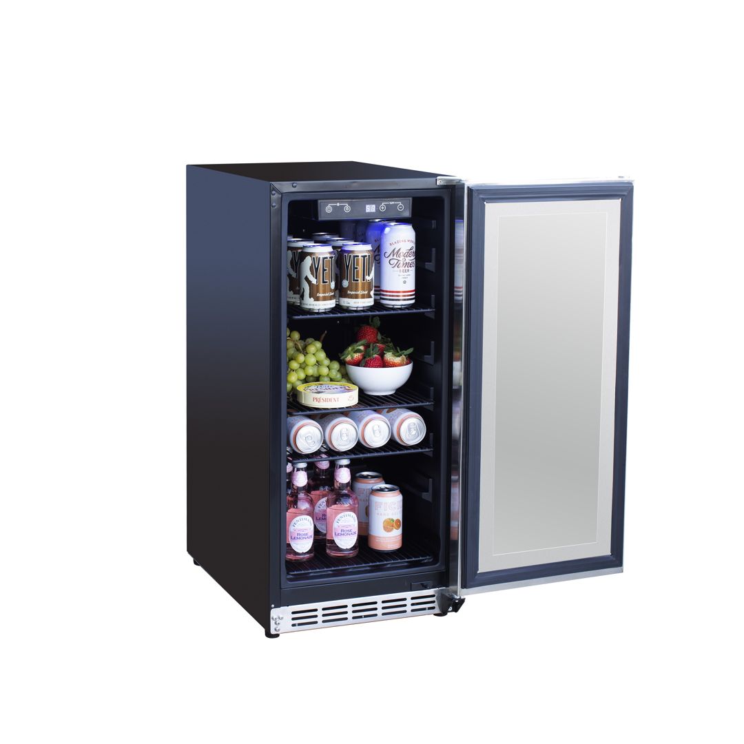 15" Outdoor Rated Refrigerator w/ Glass Door