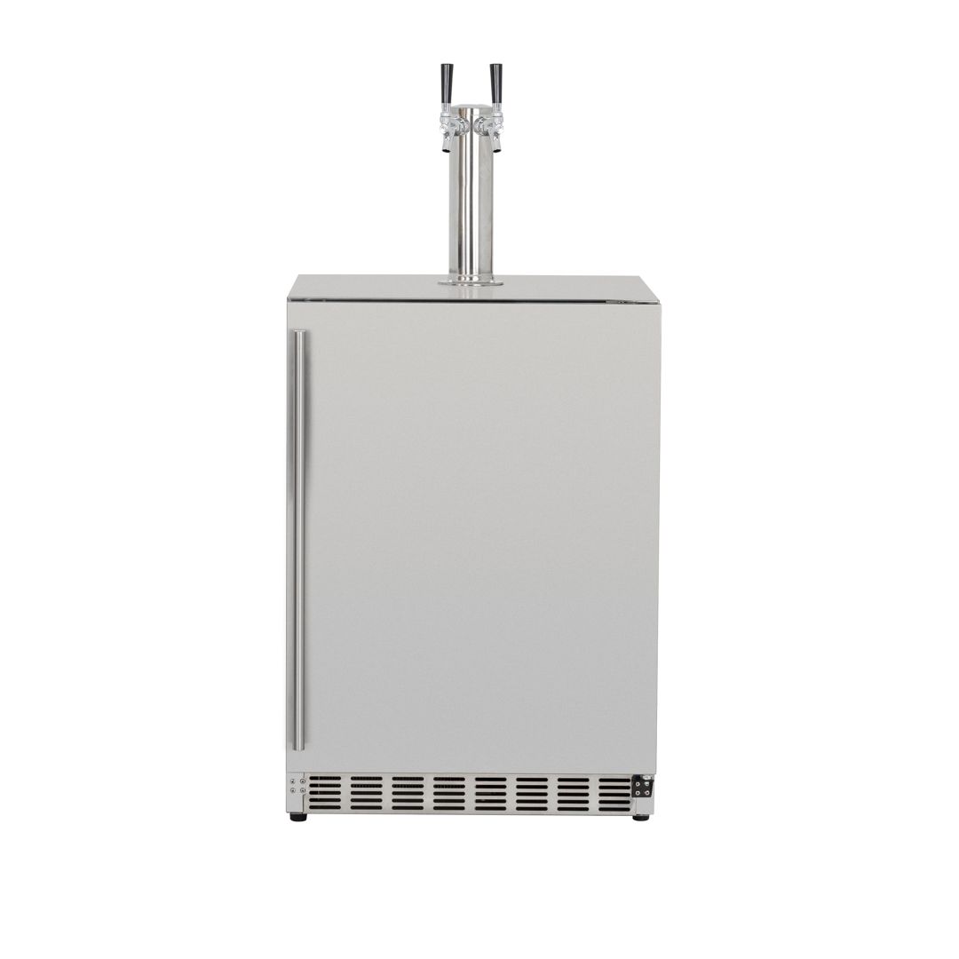 24" Deluxe Outdoor Rated Kegerator - Tap Sold Separately