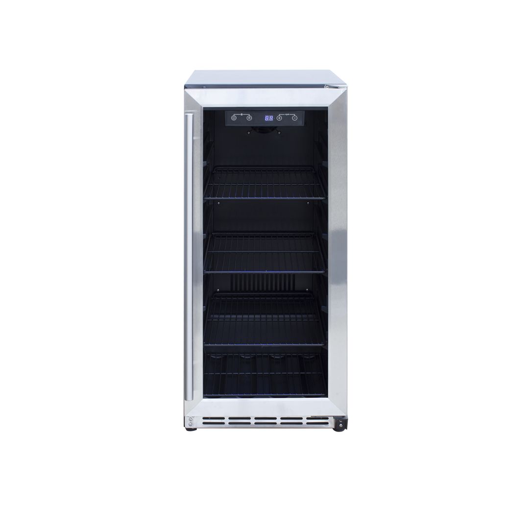 15" Outdoor Rated Refrigerator w/ Glass Door