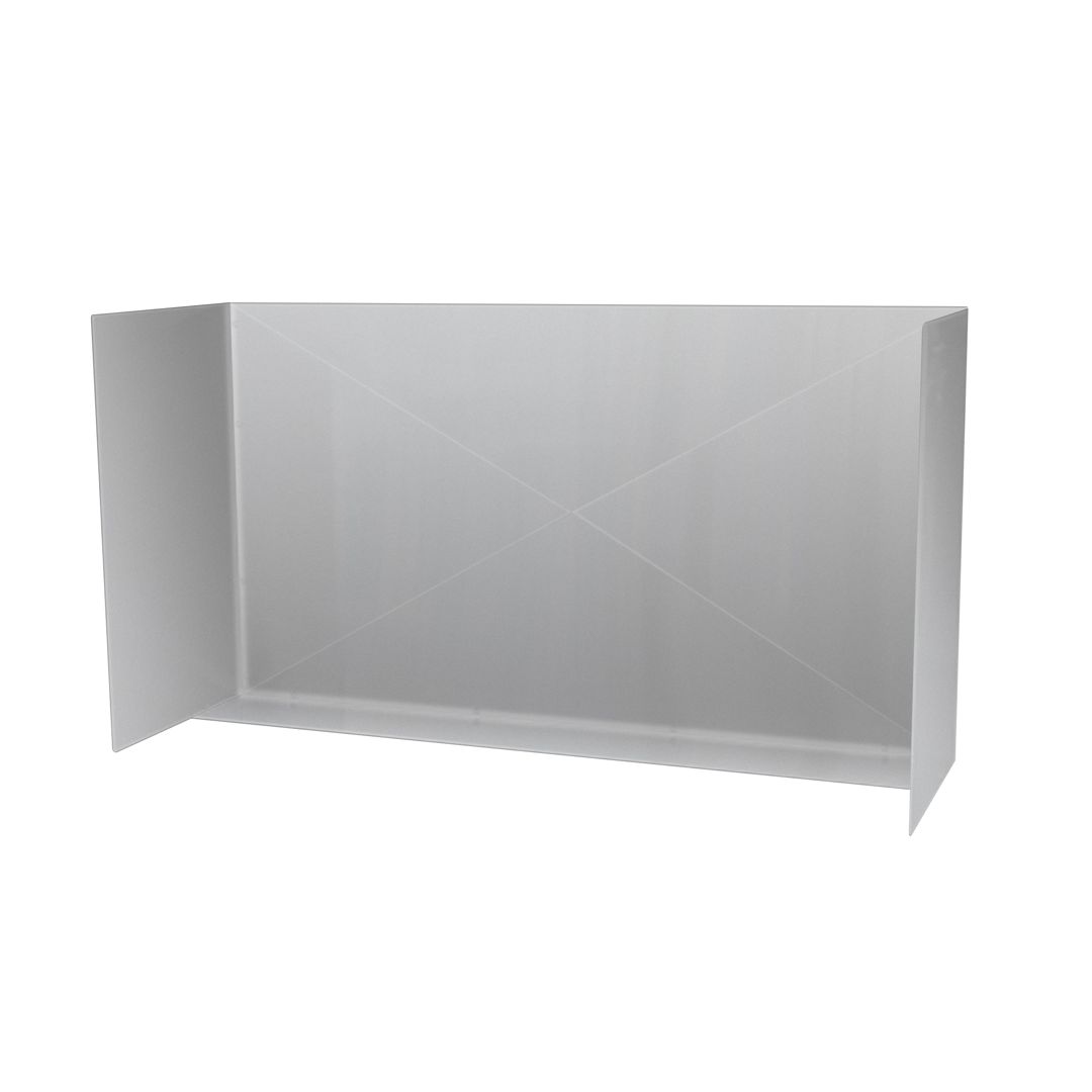 36" Stainless Steel Wind Guard (Fits 26" - 32" Grills)