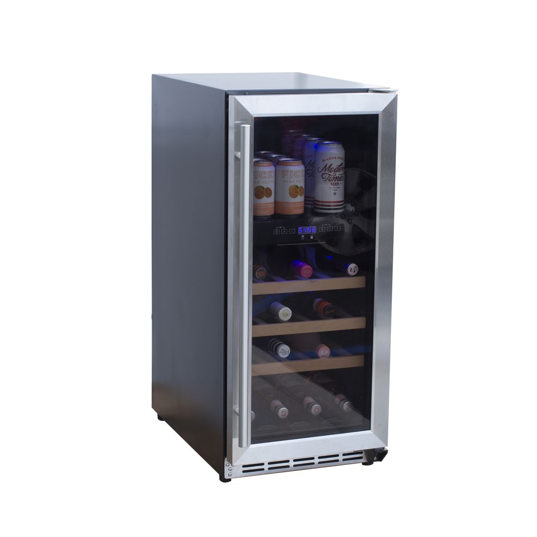 15" Outdoor Rated Dual Zone Wine Cooler