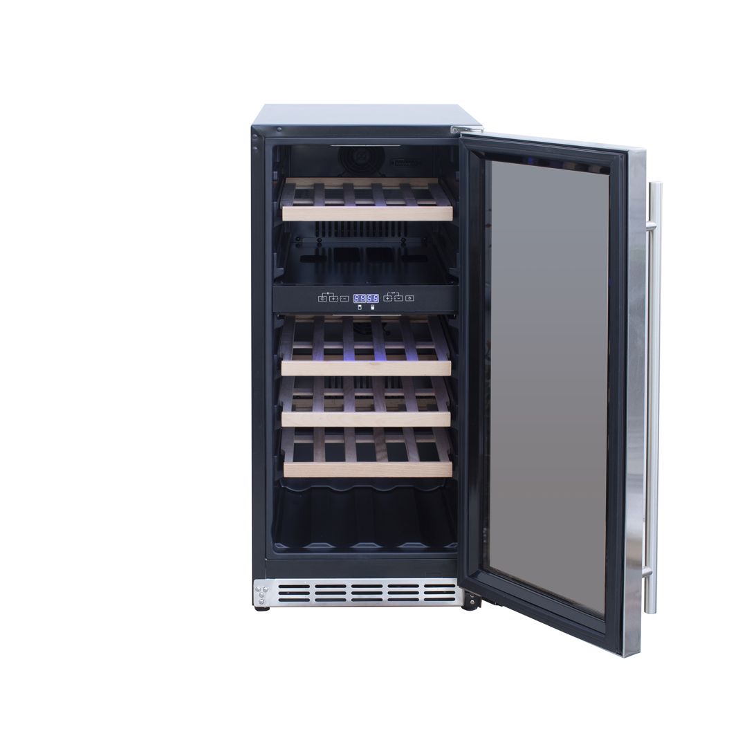 15" Outdoor Rated Dual Zone Wine Cooler