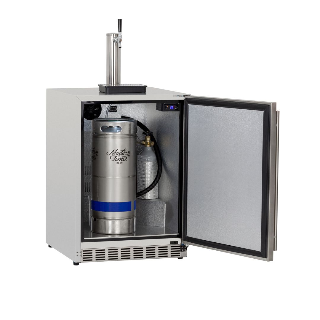 24" Deluxe Outdoor Rated Kegerator - Tap Sold Separately