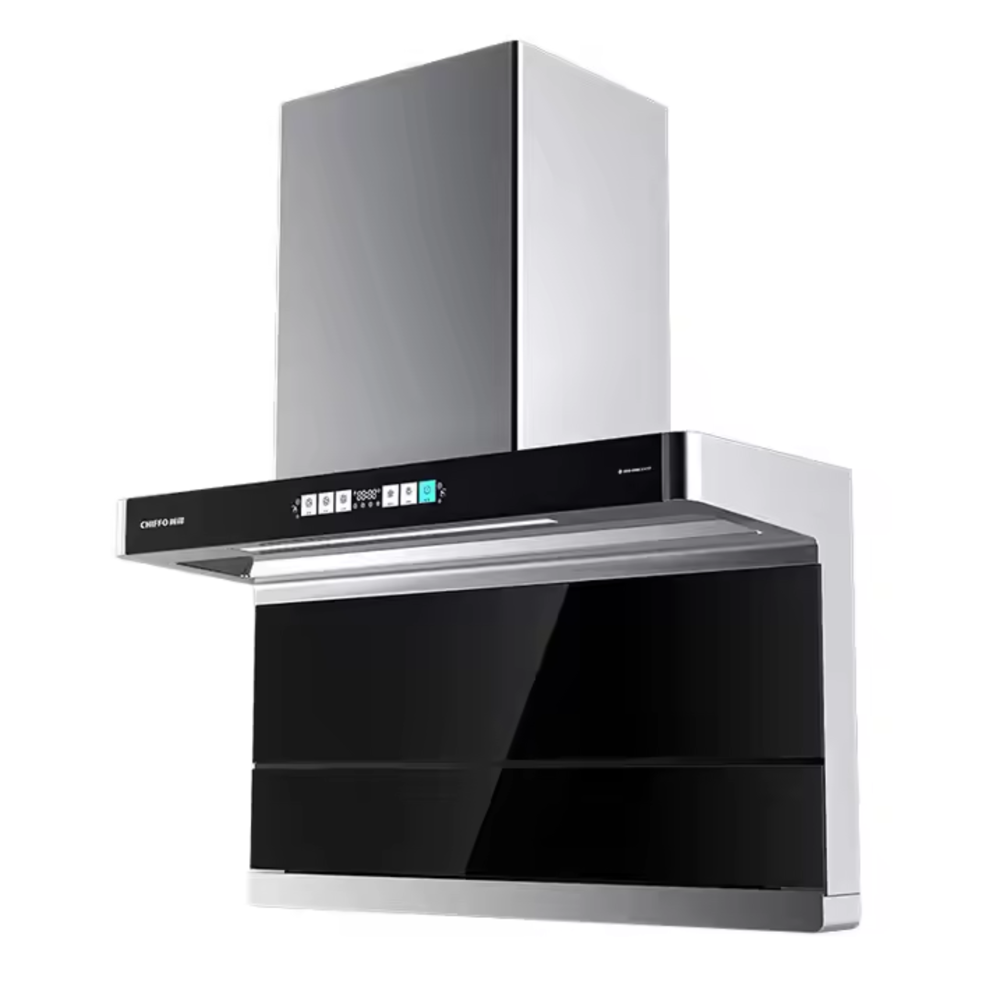 Catesan Aeris Pro 90 Black Glass Chimney Hood