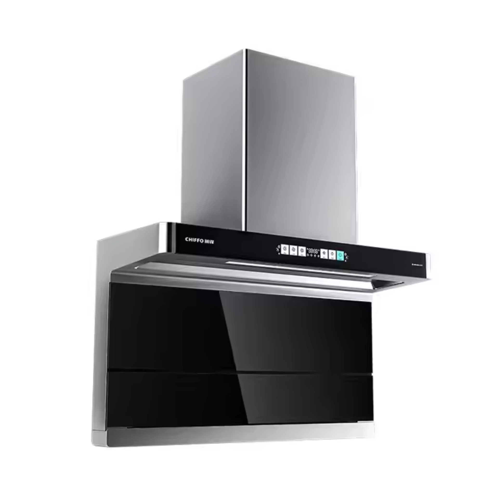 Catesan Aeris Pro 90 Black Glass Chimney Hood